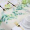 13x72” Green Eucalyptus Floral Table Runner – Spring/Summer Home Decor